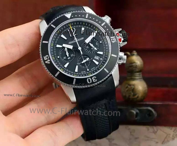 Copy Jaeger-LeCoultre Master compressor stainless steel watch